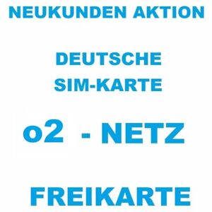 FREE SIM KARTE !!! Deutsche Prepaid Simkarte mit 0€ Guthabenrest