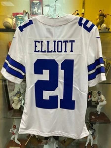 Ezekiel Elliott Cowboys Mens Small White Limited Nike Jersey NEW w/tags - Picture 1 of 4