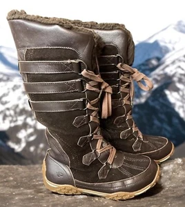 Pajar Canada Women's Aventure Boots Dark Brown Leather Size EU 37 US 6-6.5M - Picture 1 of 16