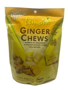Lemon ginger chews 100% Natural 8oz Prince of peace - Picture 1 of 6