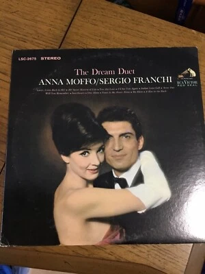 Anna Moffo & Sergio Franchi Dream Duet RCA VG++/VG+ With Glassine Album Sleeve Foto 1 de 2