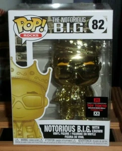 THE NOTORIOUS BIG WITH CROWN NEW POP FUNKO #82 ONE MORE CHANCE MORE MONEY - Picture 1 of 11