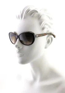 New CHANEL CH 5241 714/3B 56mm Brown Tweed Rubber Sunglasses Italy - Picture 1 of 7