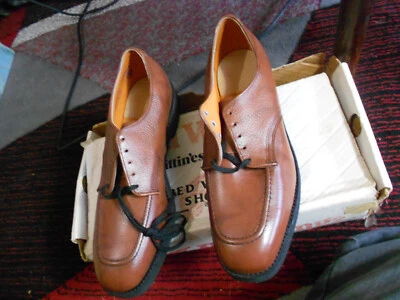 solas vintage masculinas Red Wings 9 B 9340 resistentes a óleo nunca usadas - Imagem 1 de 4