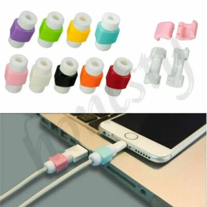 Housse économiseur de protection de câble 5 pièces pour iPhone SE 6S Plus Pad cordon chargeur de données USB - Photo 1 sur 19