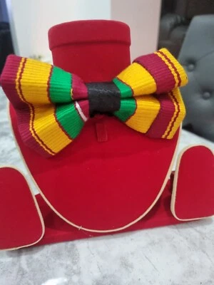 African Elastic Men Kente Bow Tie - Image 1 of 2