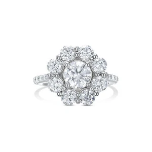Diamond Engagement Ring VVS1 D 2.25 Ct Lab-created 14k White Gold IGI Special - Picture 1 of 20