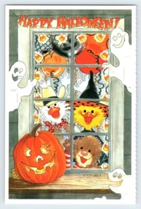 SUZY'S ZOO HAPPY HALLOWEEN unbenutzt 4x6 Postkarte Suzy Spafford AF100A - Bild 1 von 2