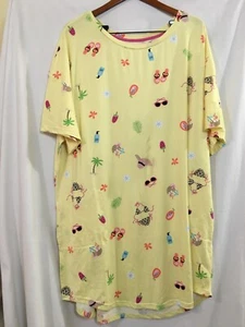 Secret Treasures Women’s Beach Pool Sleepshirt Nightshirt Nightgown w Pockets - Picture 1 of 4