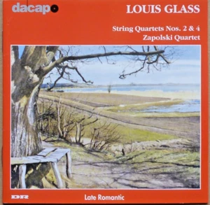 LOUIS GLASS:String Quartets Nos.2 & 4. Zapolski Quartet. 2000 Dacapo CD. Exc. - Picture 1 of 4