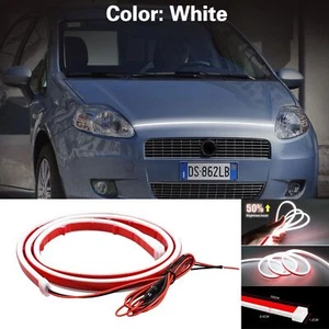 86" Dynamic LED Running Light Front Hood Strip Ambient Lamp For Fiat Punto 08-21 - Foto 1 di 9