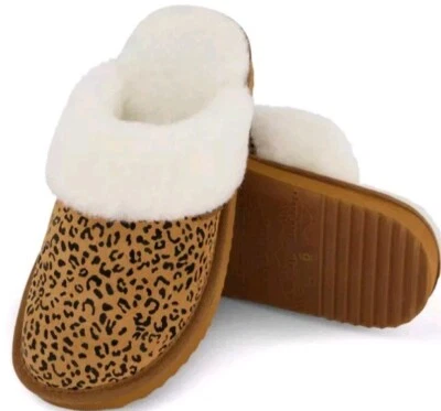 NUEVO CON ETIQUETAS $55 EMU Ridge Harper Gamuza Lana Merino Forradas Sin Cordones EVA Mula Zapatillas 5M Foto 1 de 4