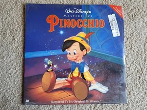 🔥 Walt Disney’s Masterpiece PINOCCHIO Laserdisc New SEALED 🔥 - Picture 1 of 5