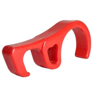 [SASA] Red Motorcycle Handlebar Lock Brake Lever Hook Parking Safety Bicycle - Picture 1 of 5