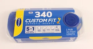 Insertos ortopédicos Dr. Scholl's CF340 ajuste personalizado 5 en 1 alivio del dolor 3/4 pies nuevos  - Imagen 1 de 7