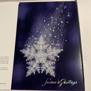 (6) Season’s Greetings Snowflake Cards The National Wildlife Federation - Picture 1 of 5