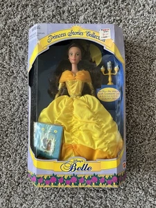 Disney Princess Stories Collezione Belle Doll 1997 Mattel 18193 NOS - Foto 1 di 10
