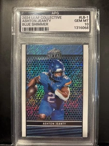 Base promocional Ashton Jeanty RC 2024 hoja de metal - Imagen 1 de 2