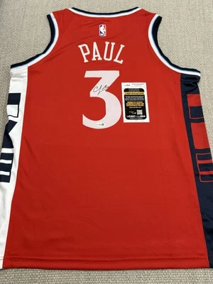 JSA COA 克里斯·保罗签名亲笔签名洛杉矶夹子篮球球衣 — 第 1/2 张图片