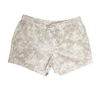 Old Navy Womens Shorts Linen Blend Drawstring Tie Dye Lounge Comfy Pull On Sz XL - Image 1 of 4