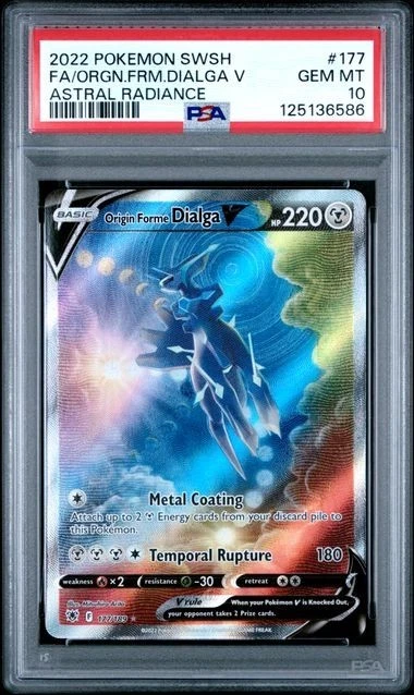 Origin Forme Dialga V (Alternate Full Art) 177/189 Swsh10: Astral Radiance Holo - Image 1 of 2