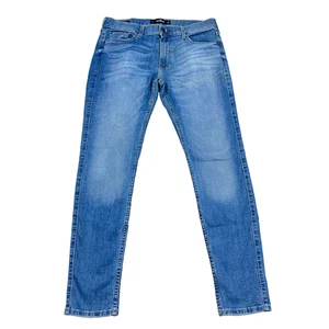 Hollister Jeans Herren 34x32 Super Skinny Fit Straight Leg Medium Wash Faded Erwachsene - Bild 1 von 14