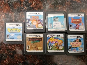 Lot of 7 Nintendo DS Video Games Sonny Cooking Mama Baby 3 Rudolph MillionHeir.. - Picture 1 of 9