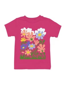 Floral Garden Wall Art Youth's T-shirt - Picture 1 of 6