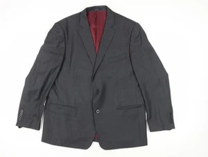 Magee Men's Grey Wool Suit Jacket, Size 44S Classic Fit - Picture 1 of 12