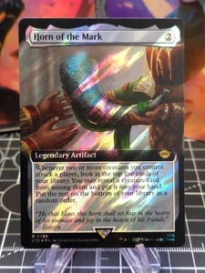 FOIL Horn of the Mark (Extended Art) (Surge Foil) Universes Beyond: The Lord of - Bild 1 von 2