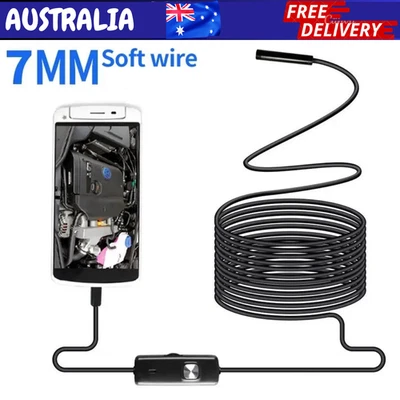 Endoscope HD Camera USB Type-C Waterproof Borescope Snake Inspection For Android - image 1 of 4