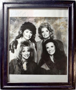 Original HANDSIGNIERTES Carter Family 1988 Foto - June Carter Cash, Helen Carter - Bild 1 von 8