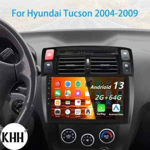 For Hyundai Tucson 2004-2009 Android Carplay Car Radio Stereo BT GPS Navi 2+64G - Bild 1 von 15
