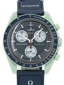 SWATCH OMEGA Mission on Earth SO33G100 Men #T590 - Picture 1 of 9