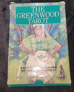 Rare Greenwood Tarot Box Set: Deck And Book — Mark Ryan & Chesca Potter, 1996  - Bild 1 von 13