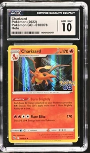 2022 Pokemon GO #010/078 Charizard CGC 10 - Picture 1 of 2