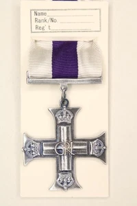 WW2 GRI EJÉRCITO BRITÁNICO MILITAR CRUZ MEDALLA PARA GALANTERÍA DECORACIÓN EJÉRCITO MARINA RFC - Imagen 1 de 2