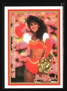 1994-95 Sideliners Pro Football Cheerleaders - 49'ers Gold Rush Tanja Anguay - Bild 1 von 2
