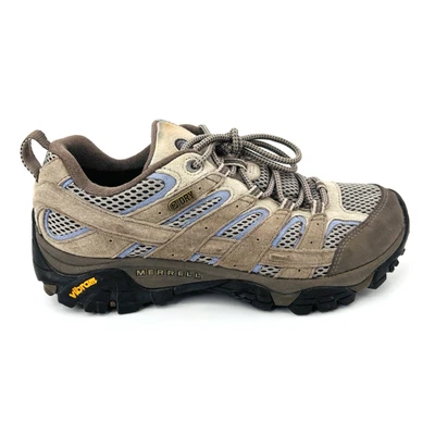 Mujer 8.5 Merrell Moab 2 Vent Falcon Senderismo Aire Libre Zapatos Beige Cuero J06084 Foto 1 de 4