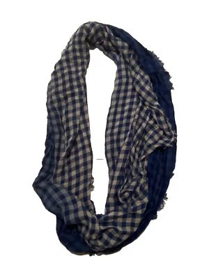 Talbots Checkered Blue Ombré Circle Neck Scarf New Viscose - Image 1 of 3