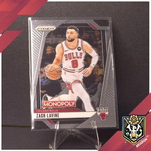 Monopoly de baloncesto Panini Prizm 2024-25 Zach Lavine #10 Silver Prizm Bulls - Imagen 1 de 2