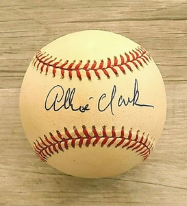 Allie Clark Athletics Indians Autographed OAL Baseball, w/ AAA COA - Picture 1 of 5