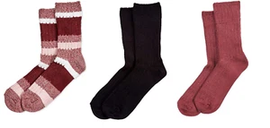 Hue 3pack Ribbed Stripe Boot Socks One Size. - Picture 1 of 1