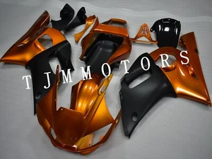 For Yamaha YZF R6 1998-2002 Black Orange ABS Injection Mold Bodywork Fairing Kit - Bild 1 von 8