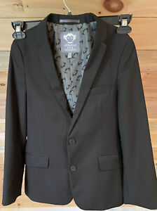 NEW Appaman Fine Tailoring Dress Casual BLACK Blazer Jacket Boys size 12