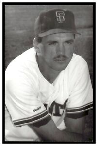 John Burkett (1989) San Francisco Giants Vintage Baseball Postcard Rd2