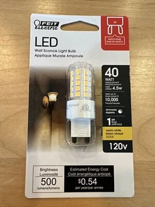 Feit Electric 40 Watt Equivalent T4 G9 Bi-Pin LED Light Bulb Warm White - Picture 1 of 2
