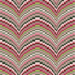 Mauve Collection Bargello 3 Needlepoint Kit or Canvas (Art/Wall Art) - Picture 1 of 2