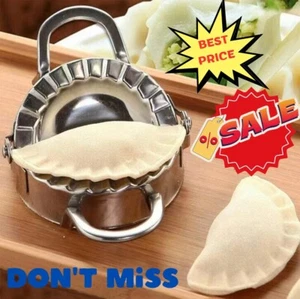 Stainless Steel Dumpling Mould Cutter Wrapper Pie Mold Pastry Tool Dough Maker - Picture 1 of 10
