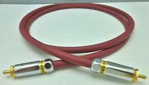 Audioquest Hawkeye Digital coaxial cable 2 meter w/WireWorld 75 ohm RCAs - Picture 1 of 7